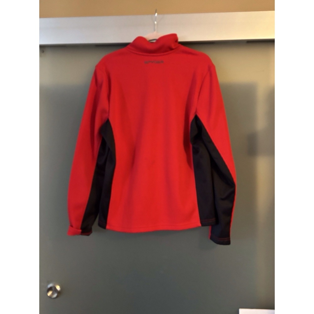 Spyder Men's Raider 1/4 Zip Sweater Red Size Medium‎ - Picture 5 of 8